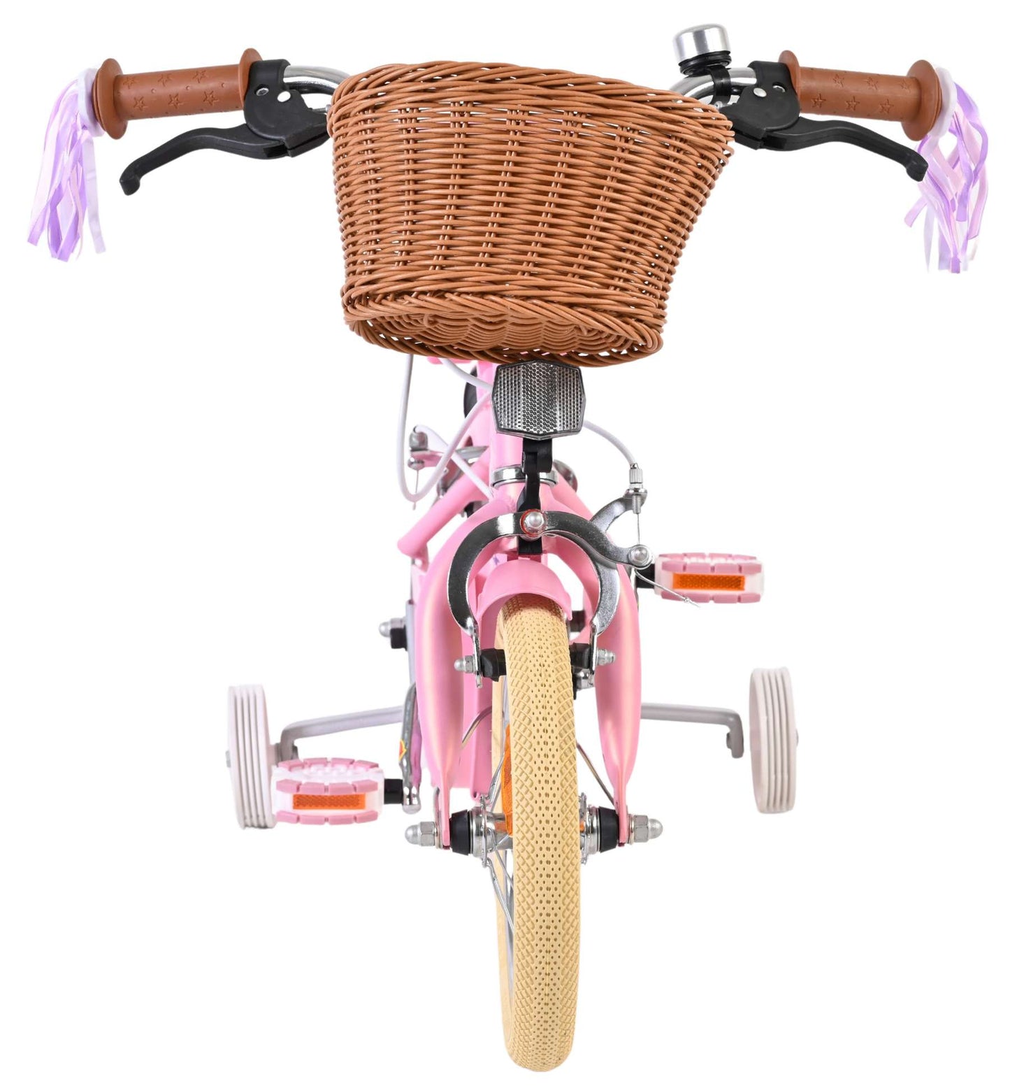 Bicicletta per bambini Volare Blossom - ragazze - 12 pollici - rosa - due freni a mano