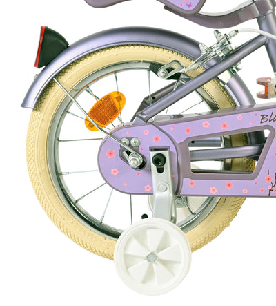Volare blossom kinderfiets - meisjes - 14 inch - paars - twee handremmen