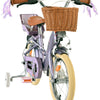 Bicicletta per bambini Volare Blossom - ragazze - 14 pollici - viola - due freni a mano