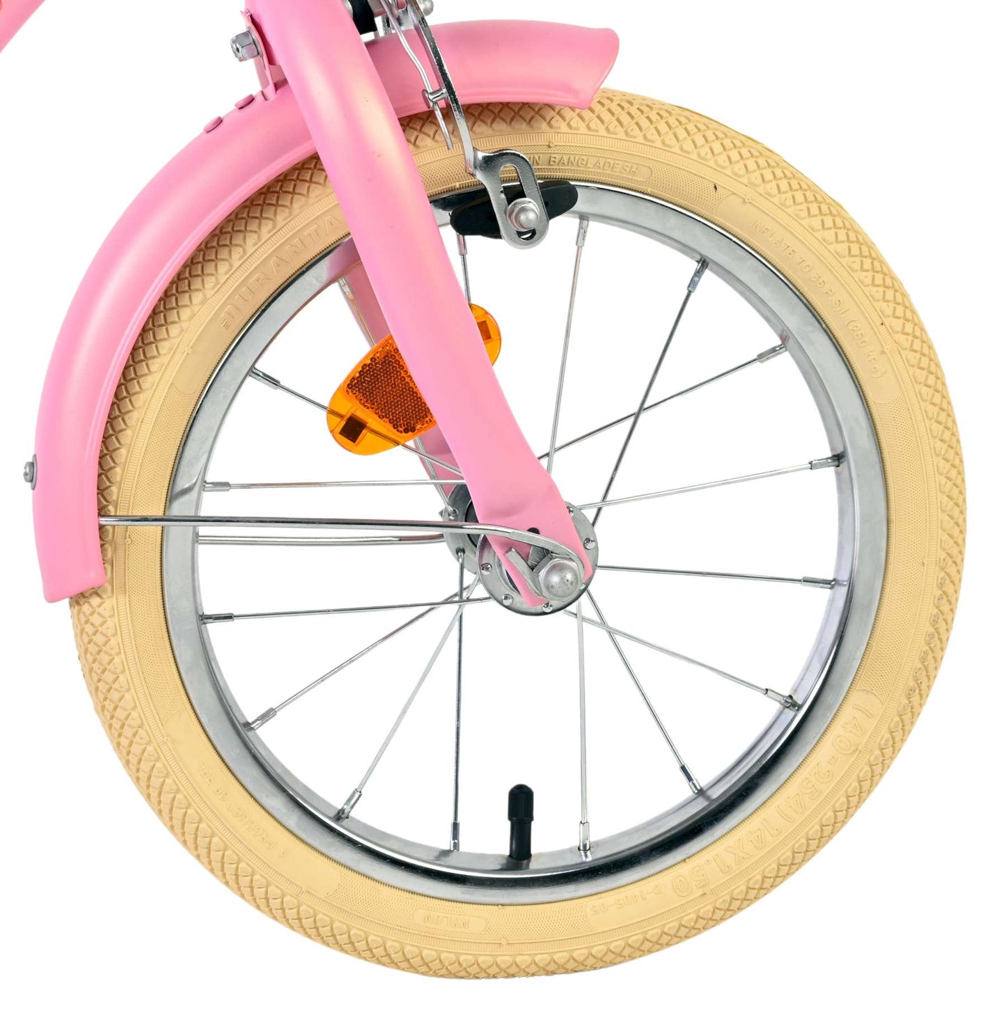 Bicicleta infantil Volare Blossom - niña - 14 pulgadas - rosa - dos frenos de mano