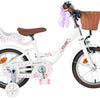 Vlatare Blossom per bambini ragazze in bicicletta da 14 pollici bianche