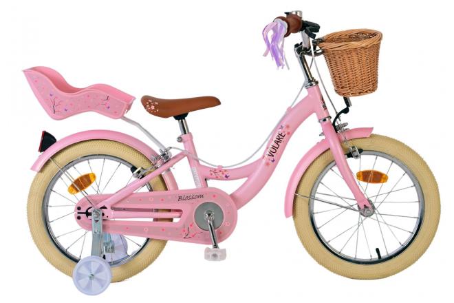 Chicas de bicicletas para niños de volare blosom 16 pulgadas rosa dos frenos de mano