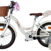 Bicicleta infantil Volare Blossom - niña - 16 pulgadas - blanca - dos frenos de mano