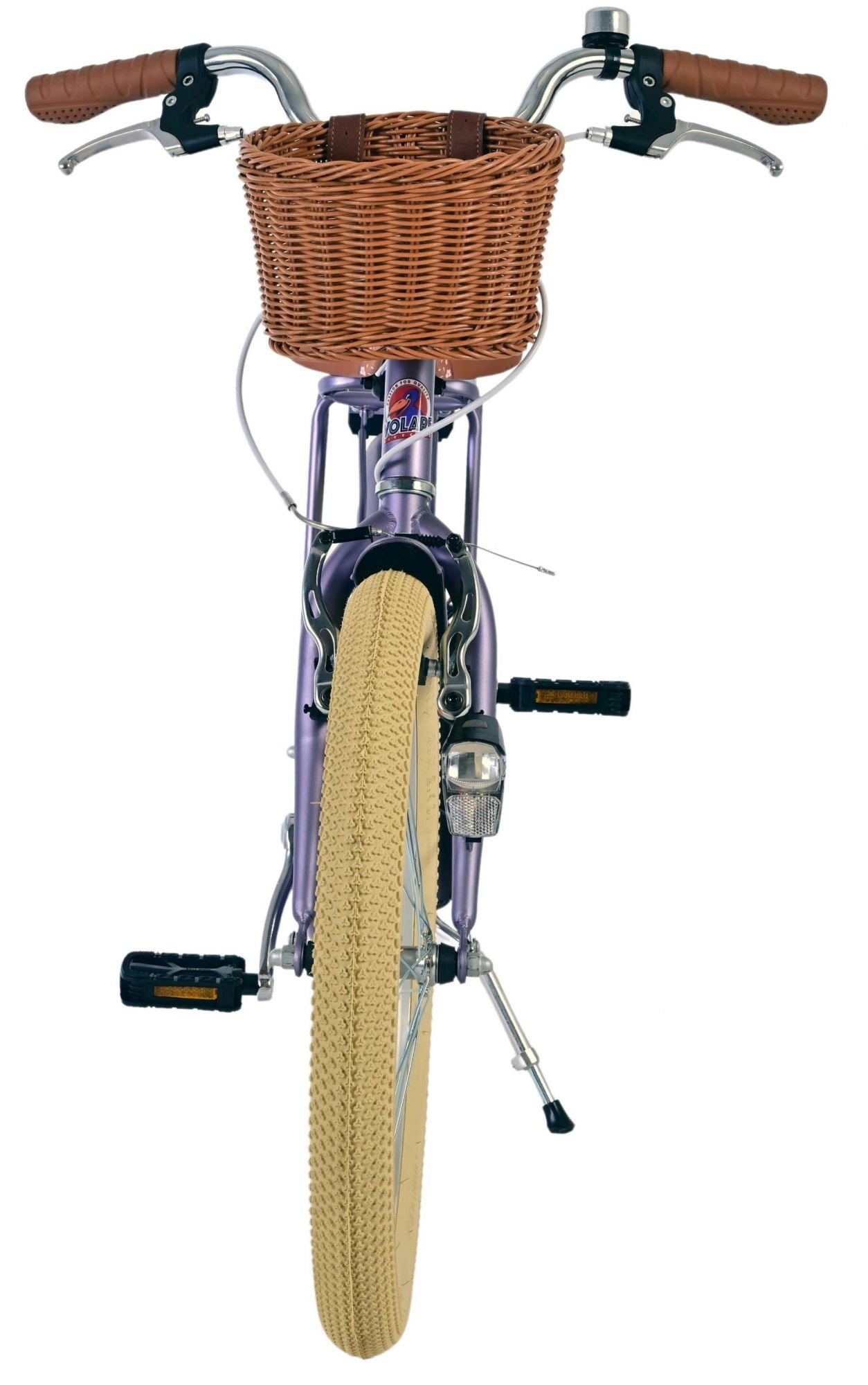 Volare Blossom Bicycle para niños - Niñas - 20 pulgadas - Púrpura - Dos frenos de mano