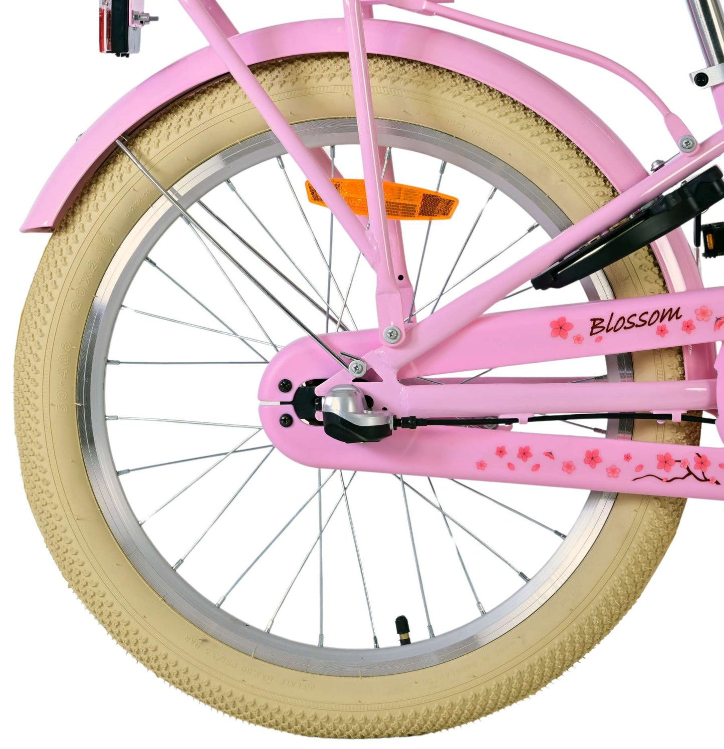 Volare blossom kinderfiets - meisjes - 20 inch - roze - nexus 3