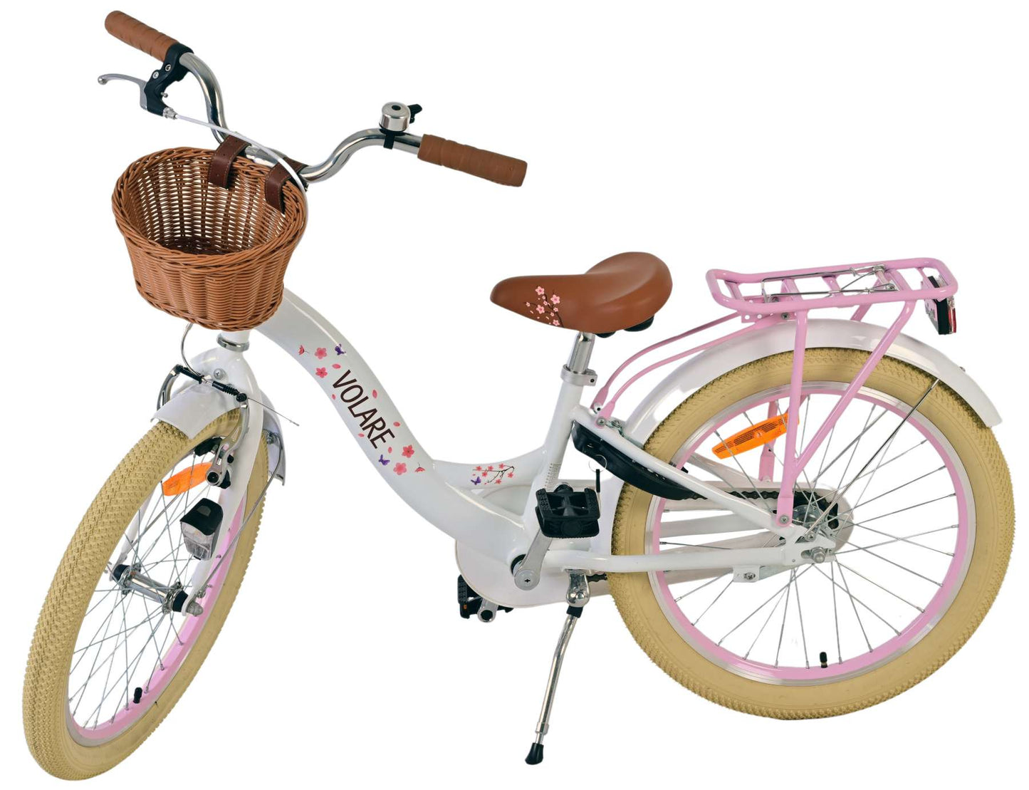 BICYCLE BAMBINI VOLARE BLOSSOM - Girls - 20 pollici - BIANCO