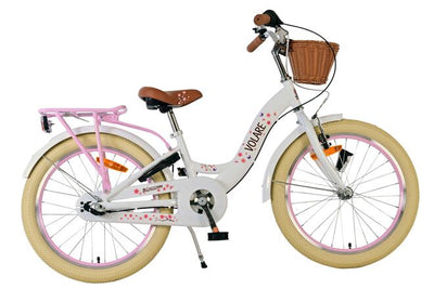 Volare blossom kinderfiets - meisjes - 20 inch - wit - nexus 3 versnellingen