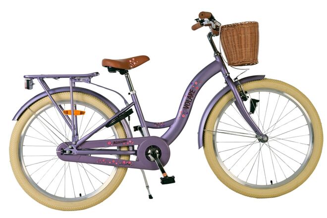 Volare Blossom Bicycle para niños - Niñas - 24 pulgadas - Purple
