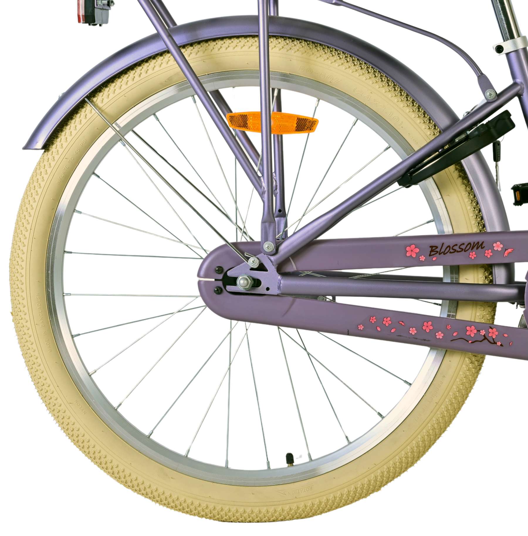 Volare blossom kinderfiets - meisjes - 24 inch - paars