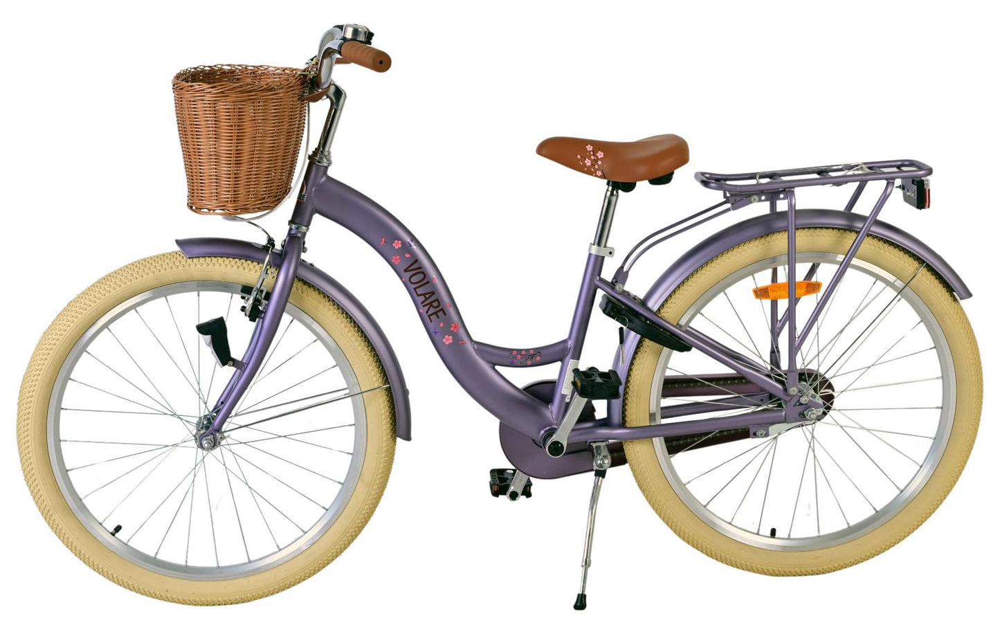 Volare Blossom Bicycle para niños - Niñas - 24 pulgadas - Purple