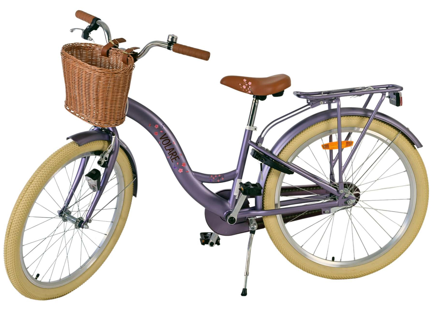 Volare Blossom Bicycle para niños - Niñas - 24 pulgadas - Purple