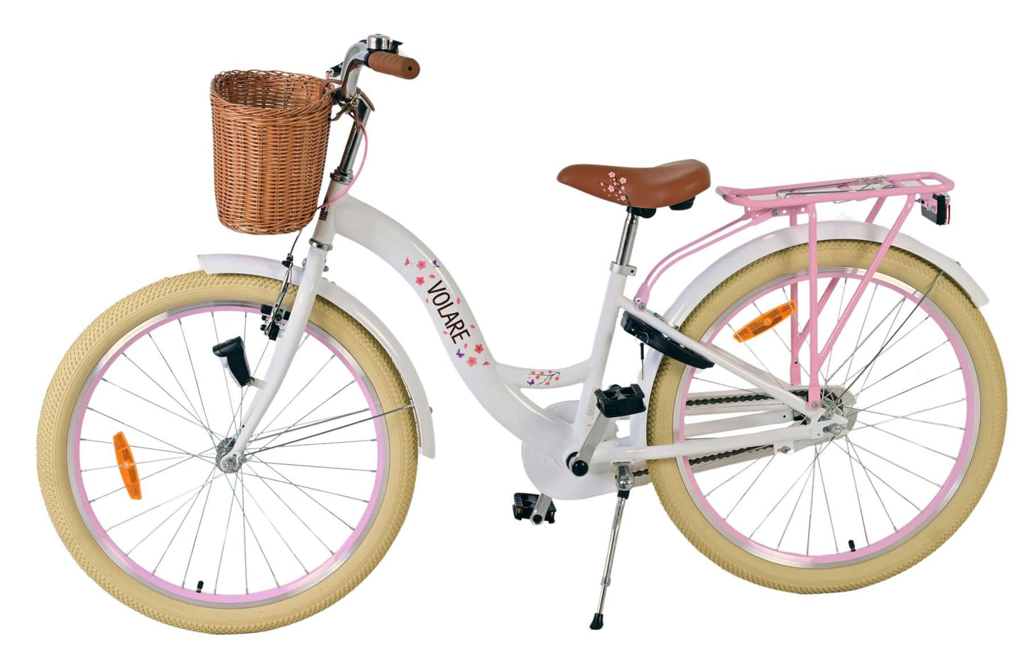 Volare blossom kinderfiets - meisjes - 24 inch - wit