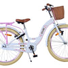 Bicicle di bambini Blossom Blossom - Girls - 24 pollici - Bianco - Freni a due mani