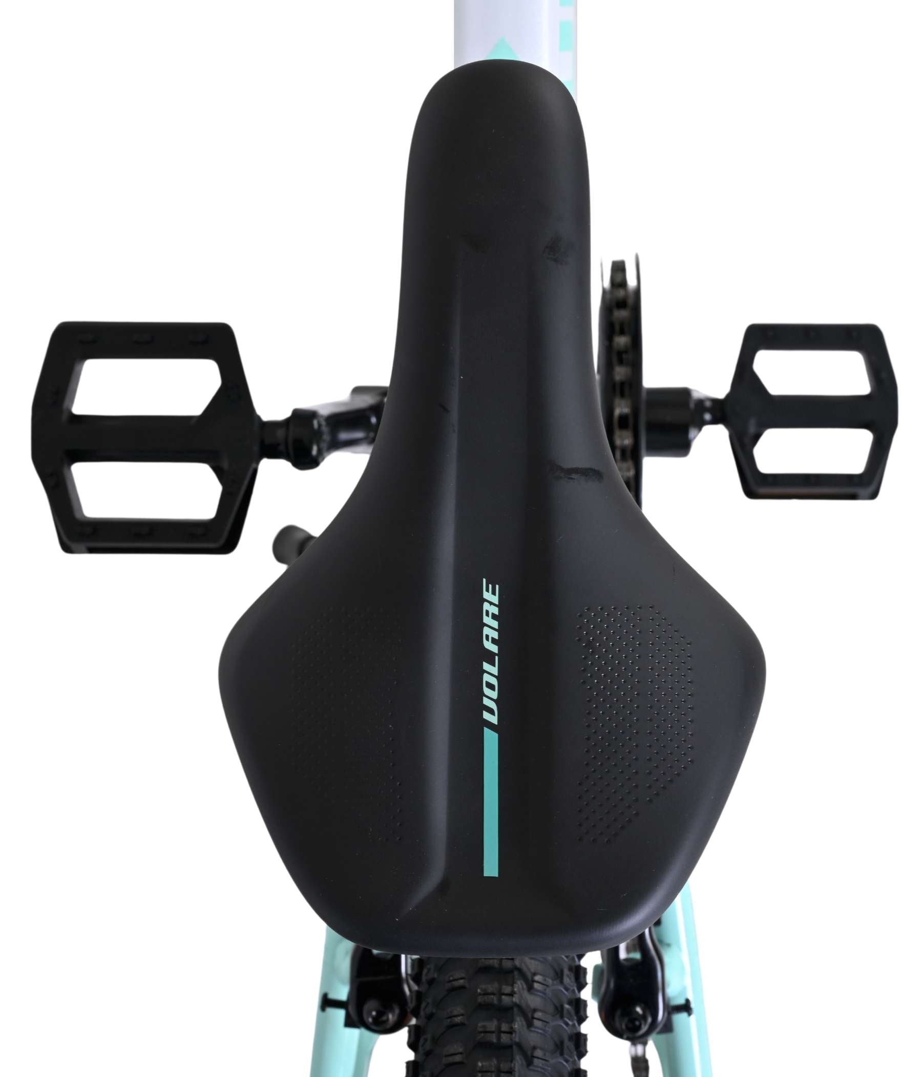 Volare boost kinderfiets - 20 inch - 7 speed - wit mintgroen