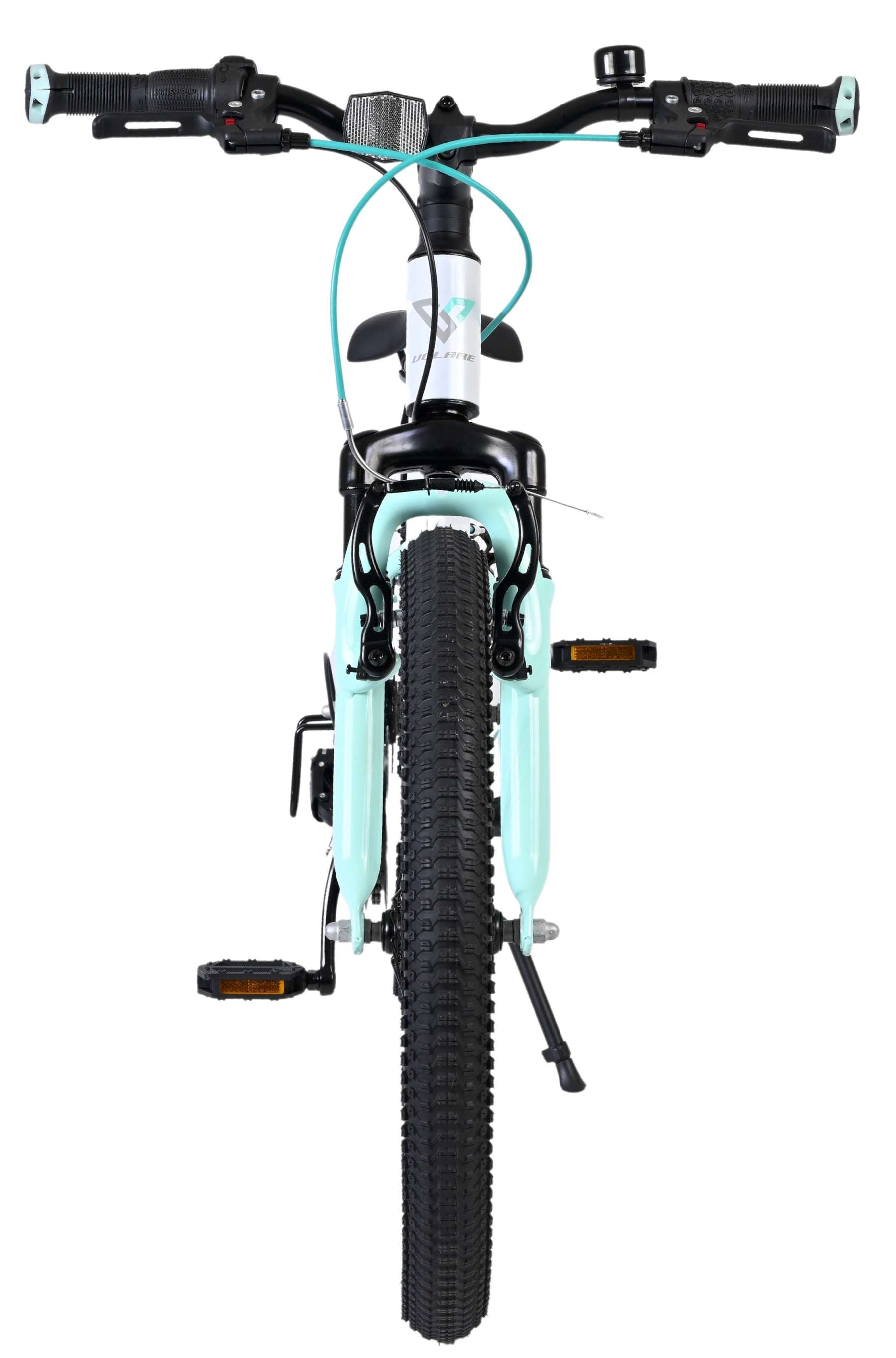 Volare boost kinderfiets - 20 inch - 7 speed - wit mintgroen