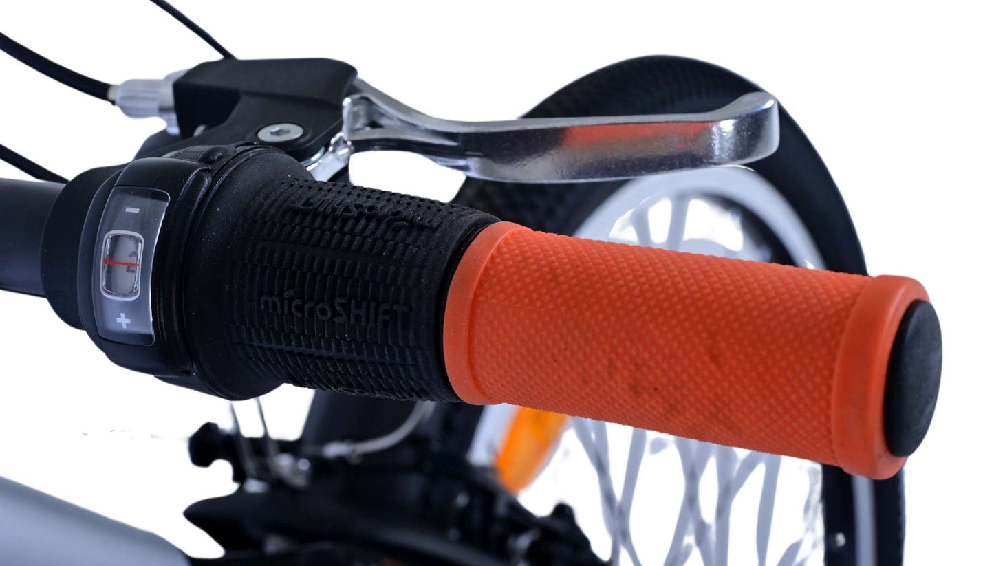 Bicicleta para niños Volare Cross - Niños - 24 pulgadas - Plata - 3 engranajes