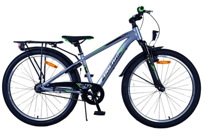 Bicycle per bambini Vlatare Cross - Boys - 24 pollici - Grigio scuro - 3 marce