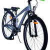 Bicicleta para niños Volare Cross - Niños - 24 pulgadas - Gris oscuro - 3 engranajes