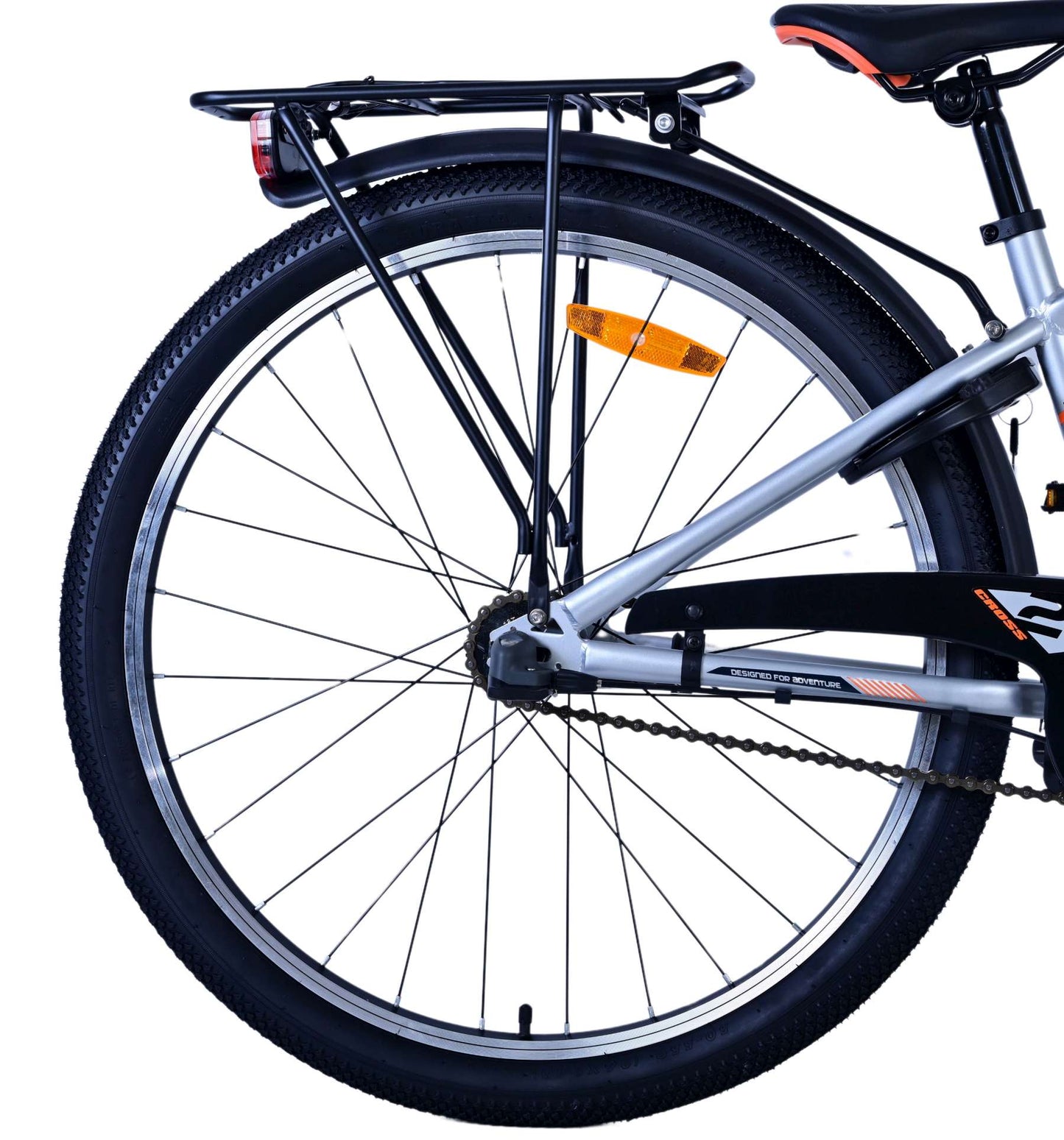 Volare Cross kinderfiets - jongens - 26 inch - Zilver - 3 versnellingen