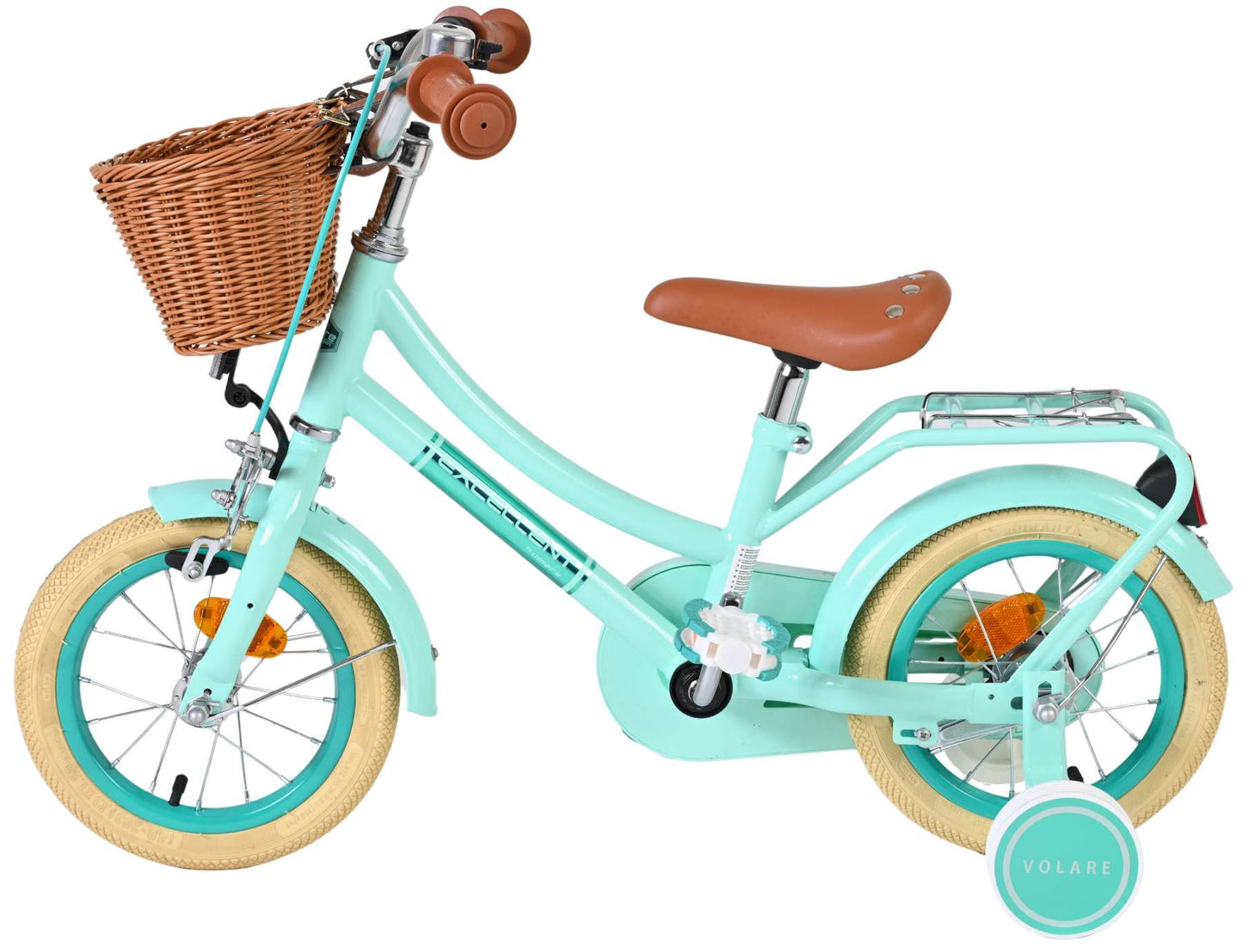 Volare excellent kinderfiets - meisjes - 12 inch - groen
