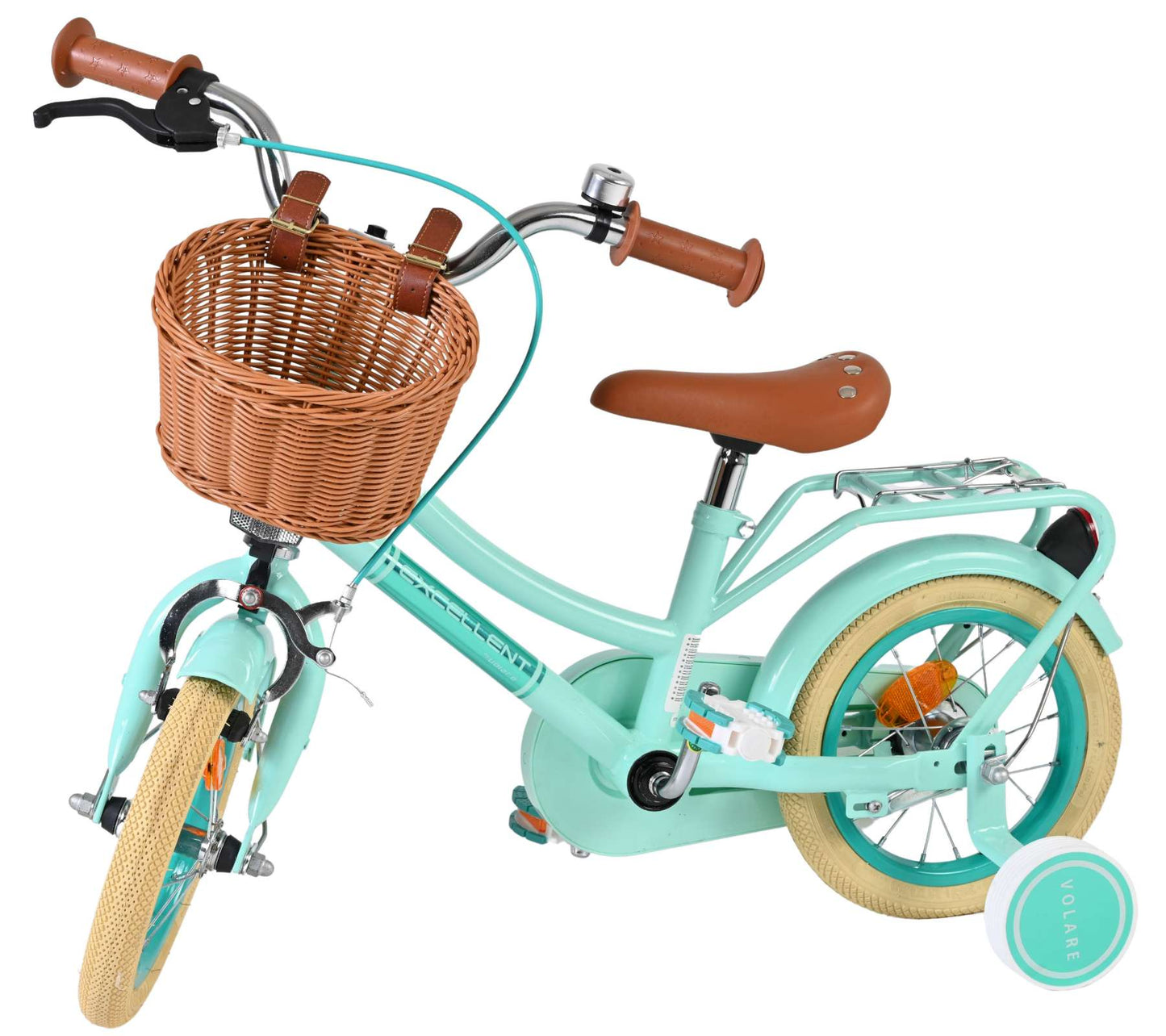 Volare excellent kinderfiets - meisjes - 12 inch - groen