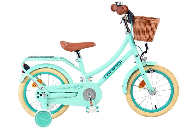 Volare excellent kinderfiets - meisjes - 14 inch - groen