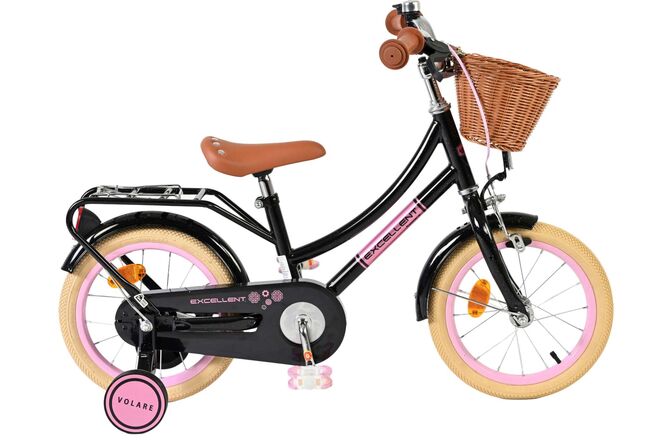 Ottima bicicletta per bambini Volare - ragazze - 14 pollici - nera