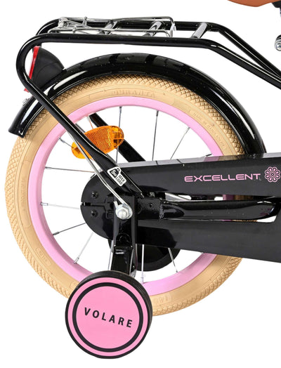 Ottima bicicletta per bambini Volare - ragazze - 14 pollici - nera
