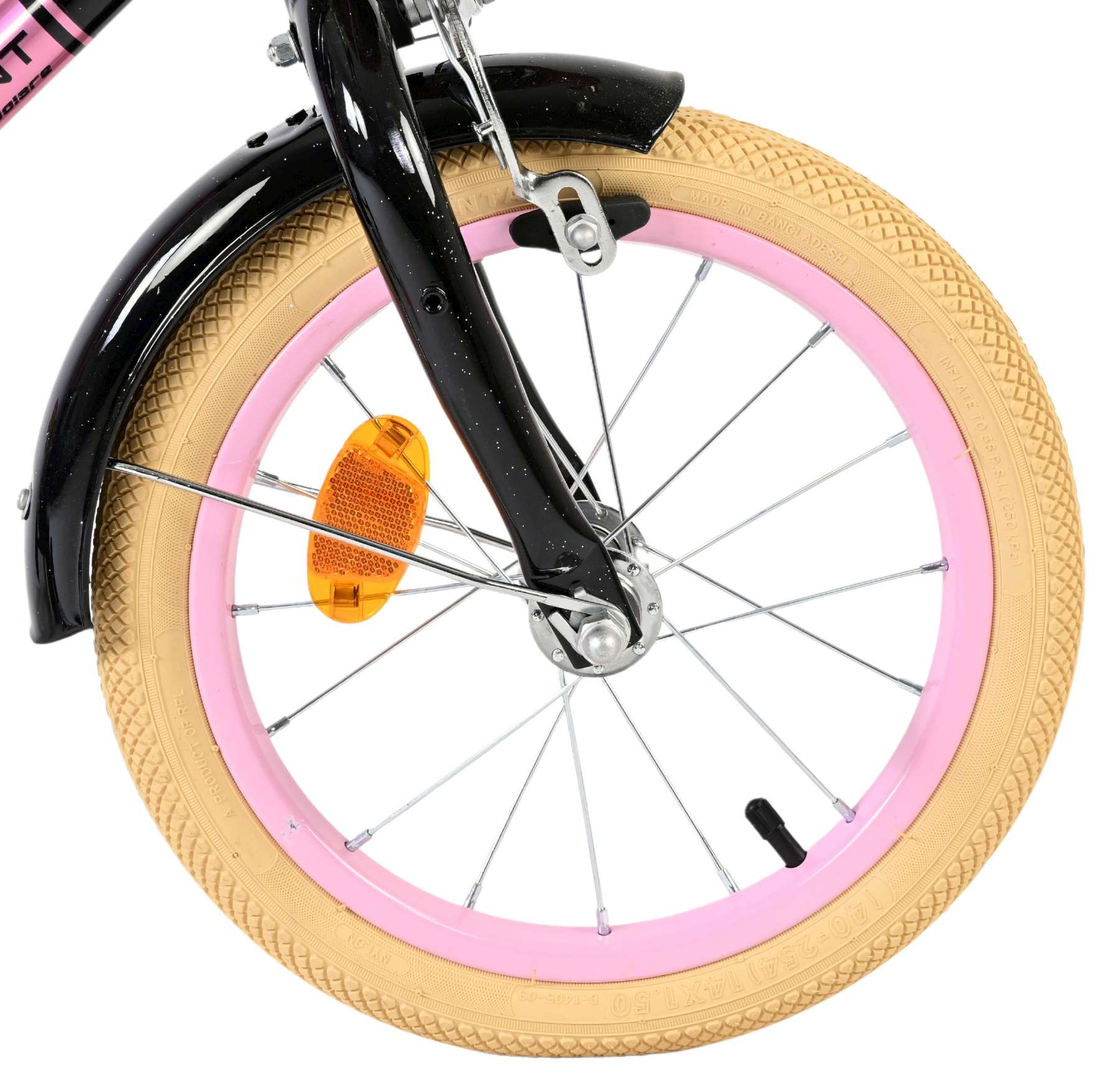 Ottima bicicletta per bambini Volare - ragazze - 14 pollici - nera
