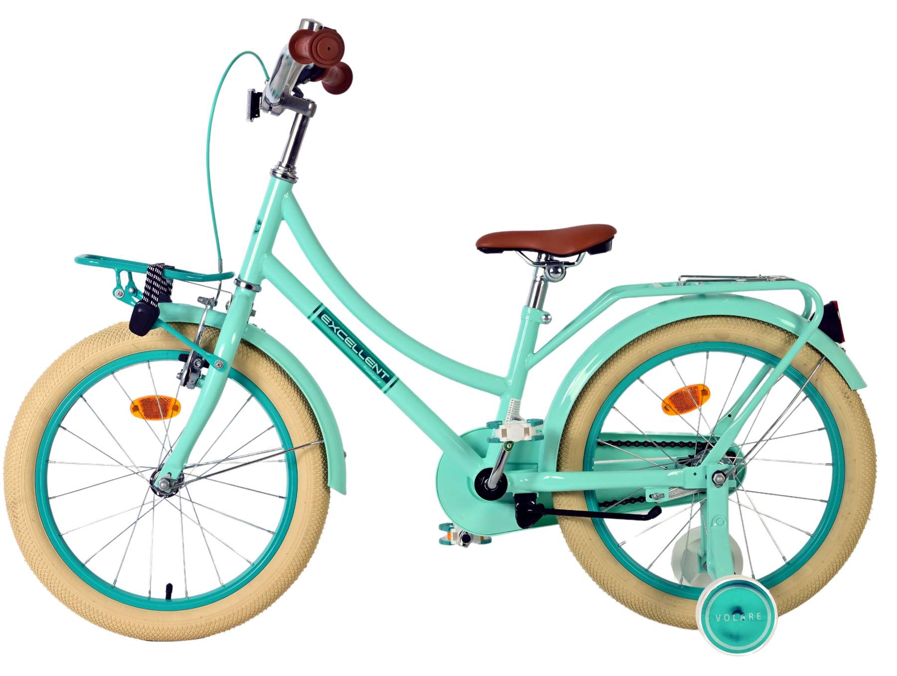Volare excellent kinderfiets - meisjes - 18 inch - groen