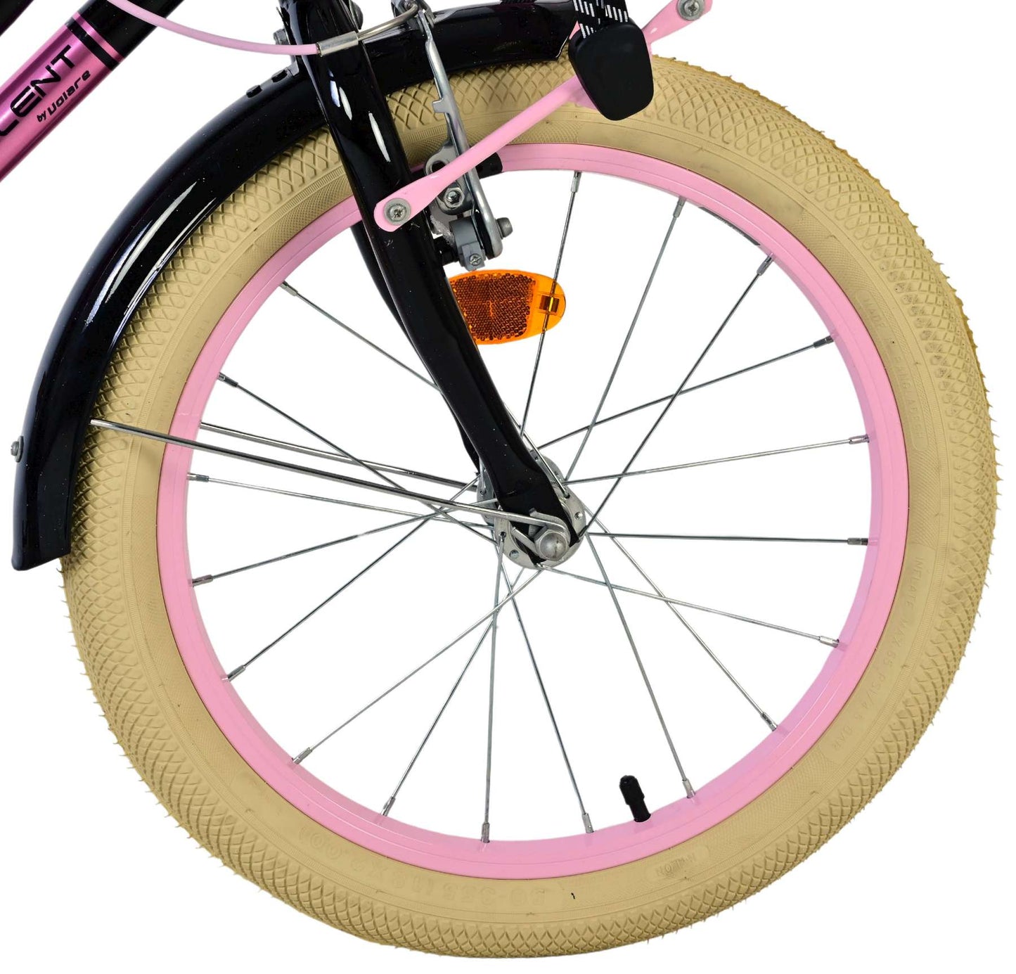 Excelente bicicleta para niños Volare - niñas - 18 pulgadas - negra - 95% ensamblada