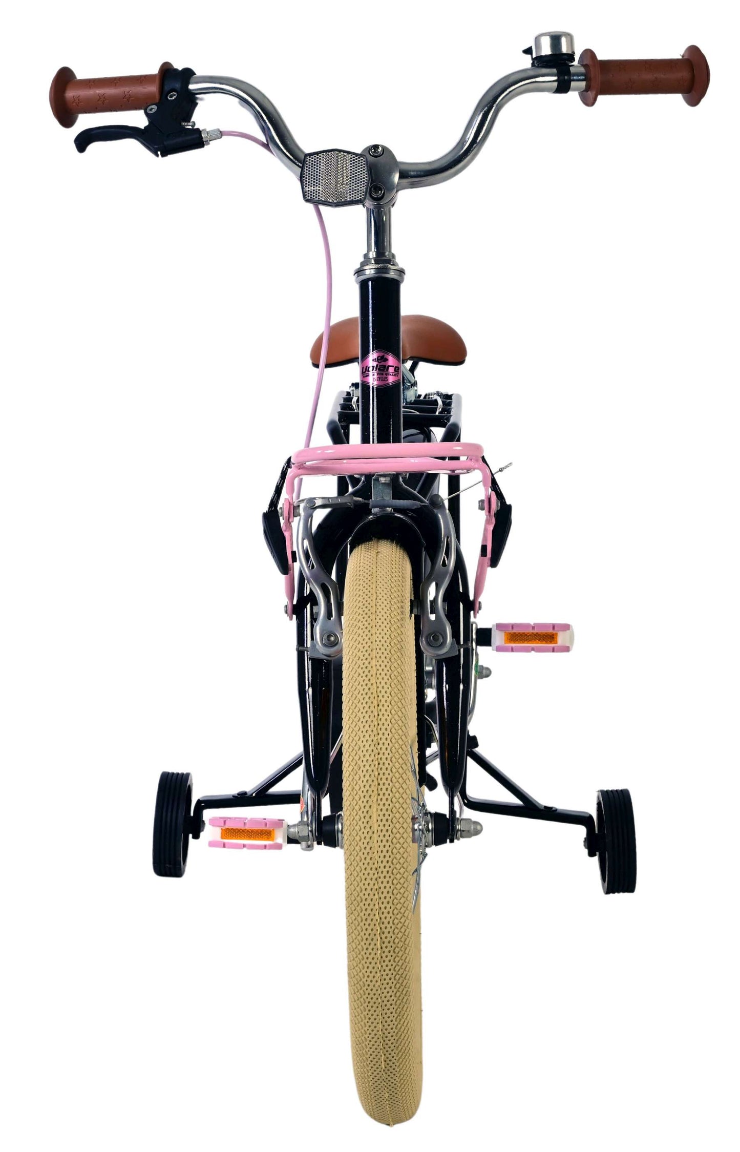 Excelente bicicleta para niños Volare - niñas - 18 pulgadas - negra - 95% ensamblada