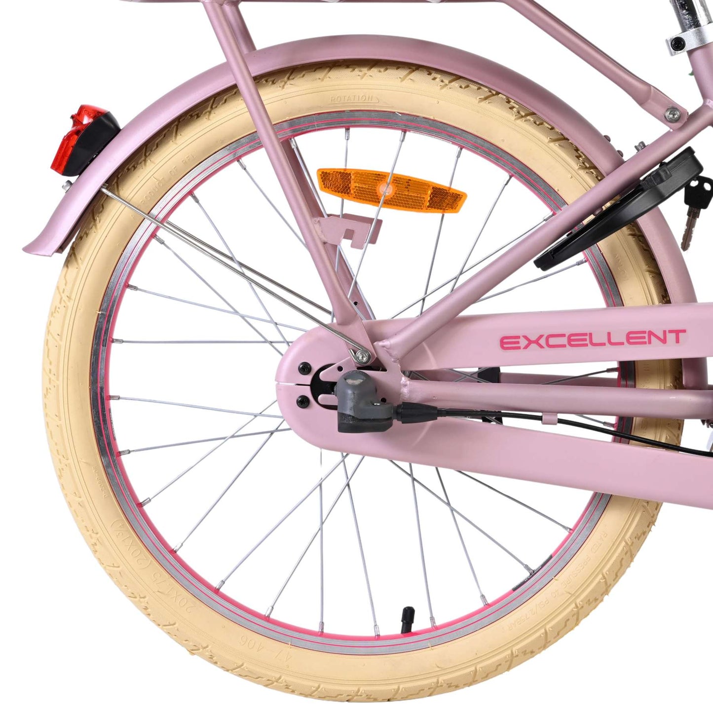 Excelente bicicleta para niños Volare - niñas - 20 pulgadas - rosa mate - 3 marchas