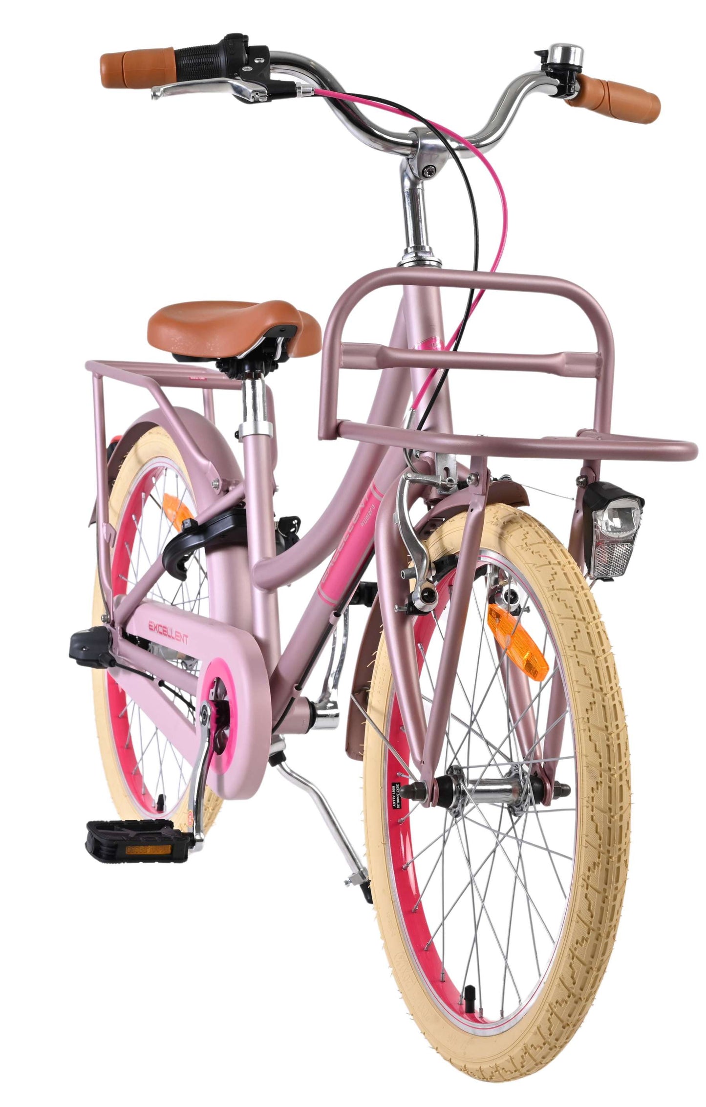 Excelente bicicleta para niños Volare - niñas - 20 pulgadas - rosa mate - 3 marchas