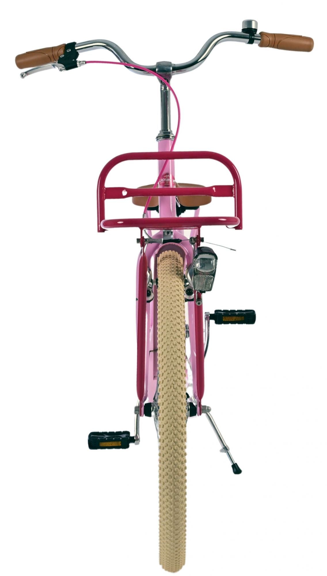 Chicas de bicicleta infantil de volare volare de 24 pulgadas rosa