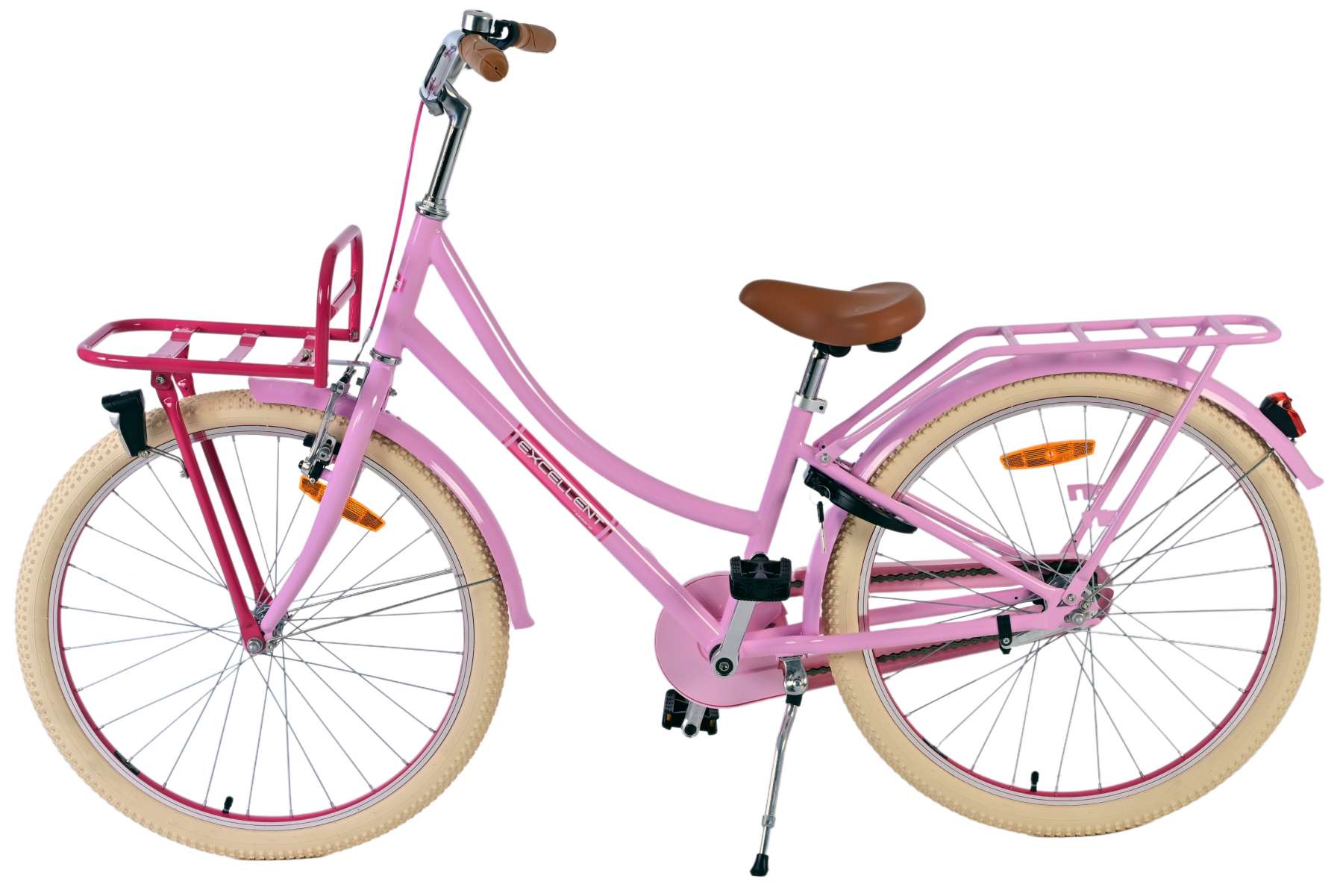 Chicas de bicicleta infantil de volare volare de 24 pulgadas rosa