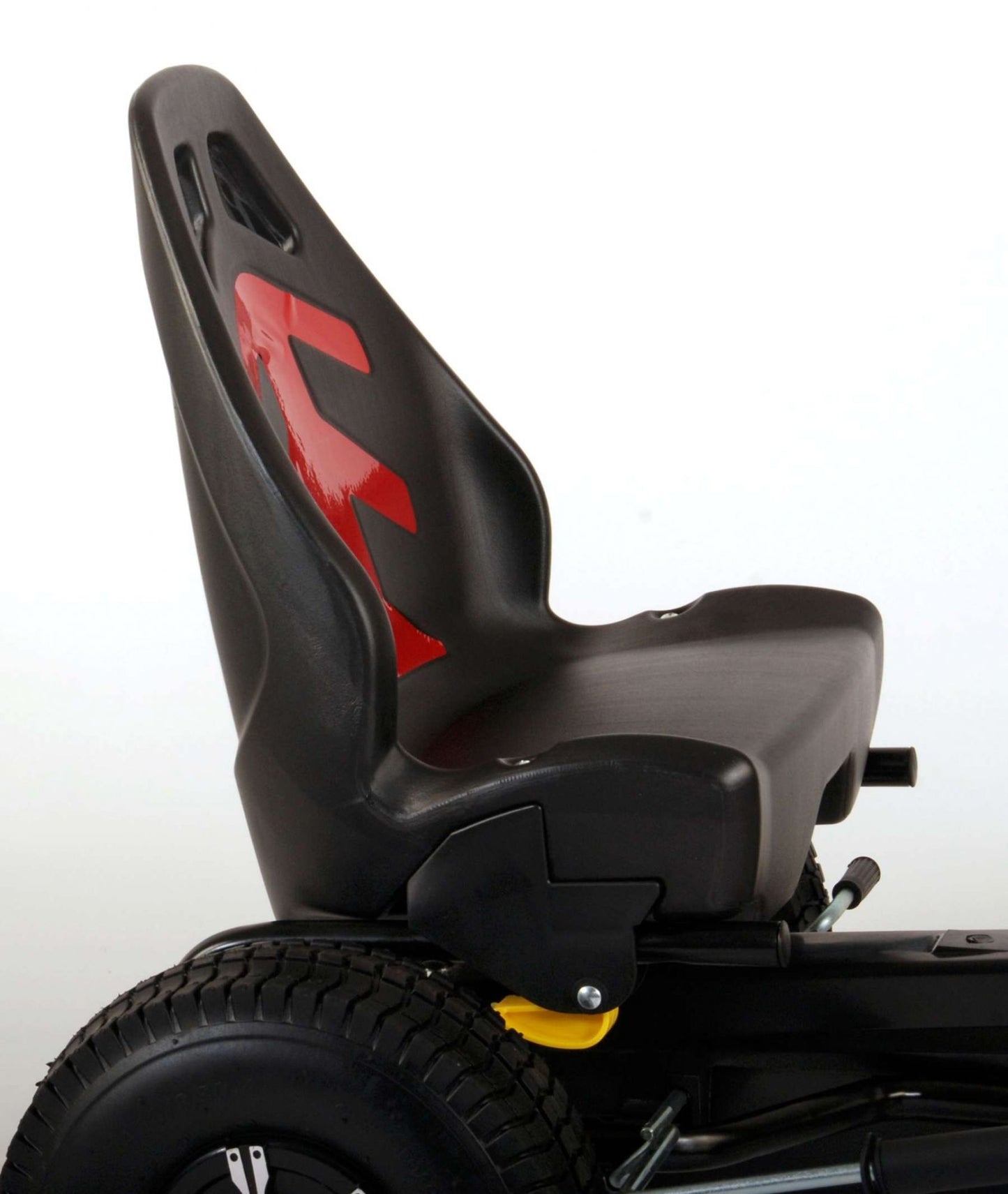 Volare go kart racing car - jongens - groot - luchtbanden - zwart