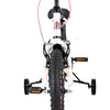 Bicicletta per bambini Volare Lily - ragazze - 16 pollici - bianco rosa viola - due freni a mano