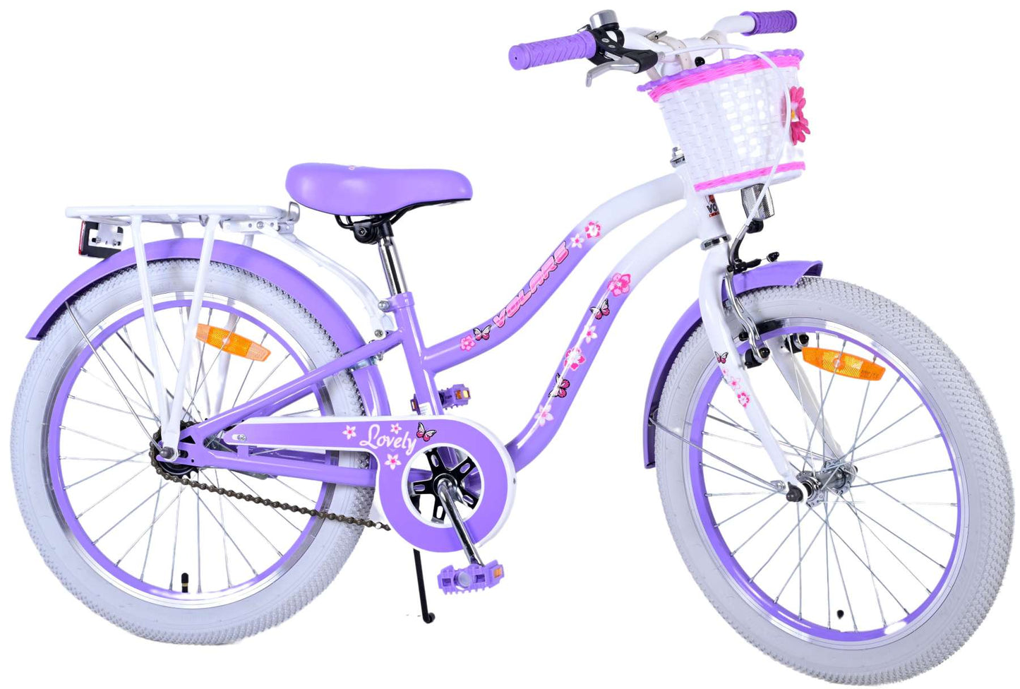 Volare Lovely Children's Chicas de bicicleta de 20 pulgadas Púrpura
