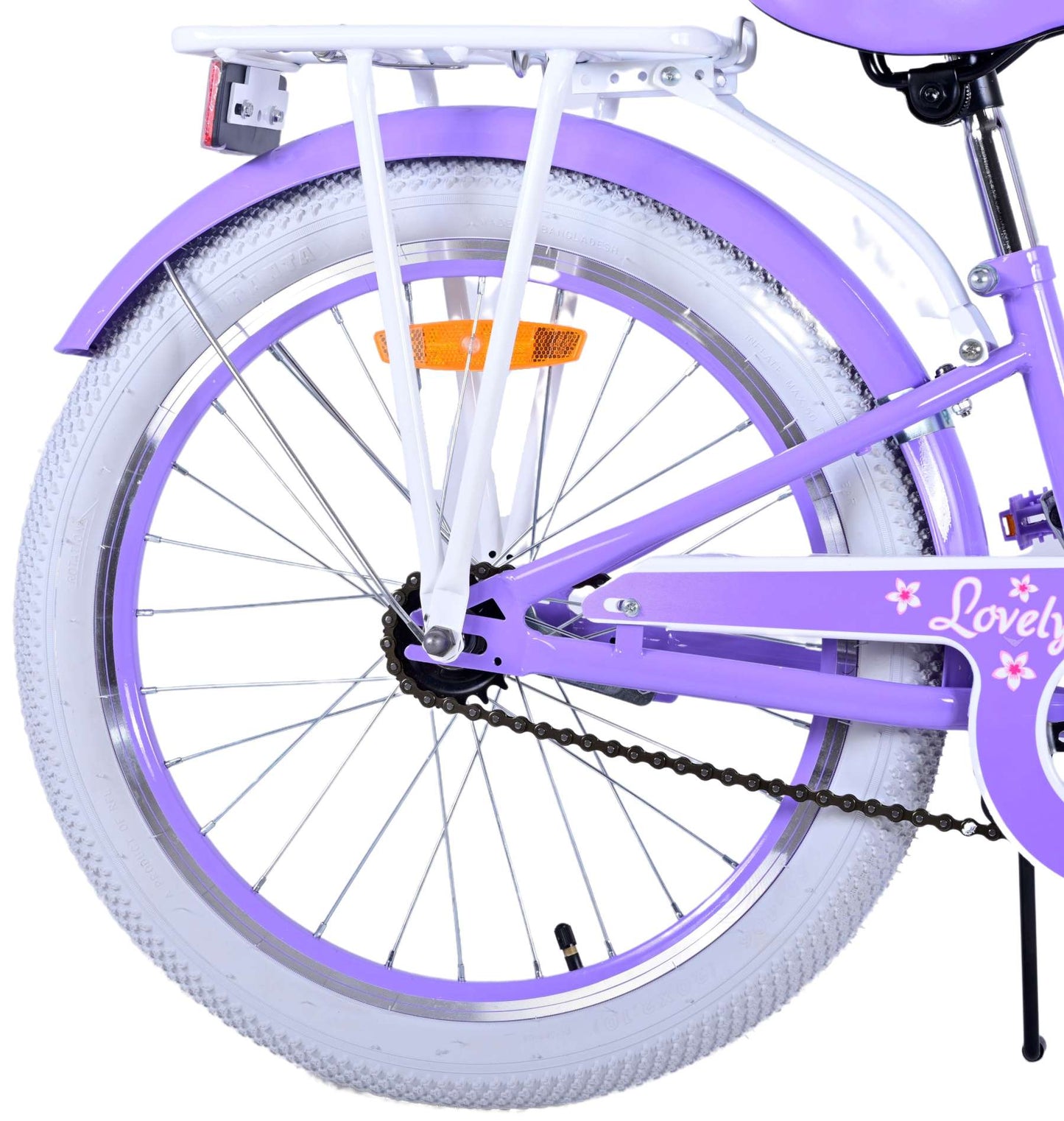 Volare lovely kinderfiets meisjes 20 inch paars