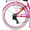 Volare adorabili bambini per bambini femminili da 26 pollici rosa 7 velocità