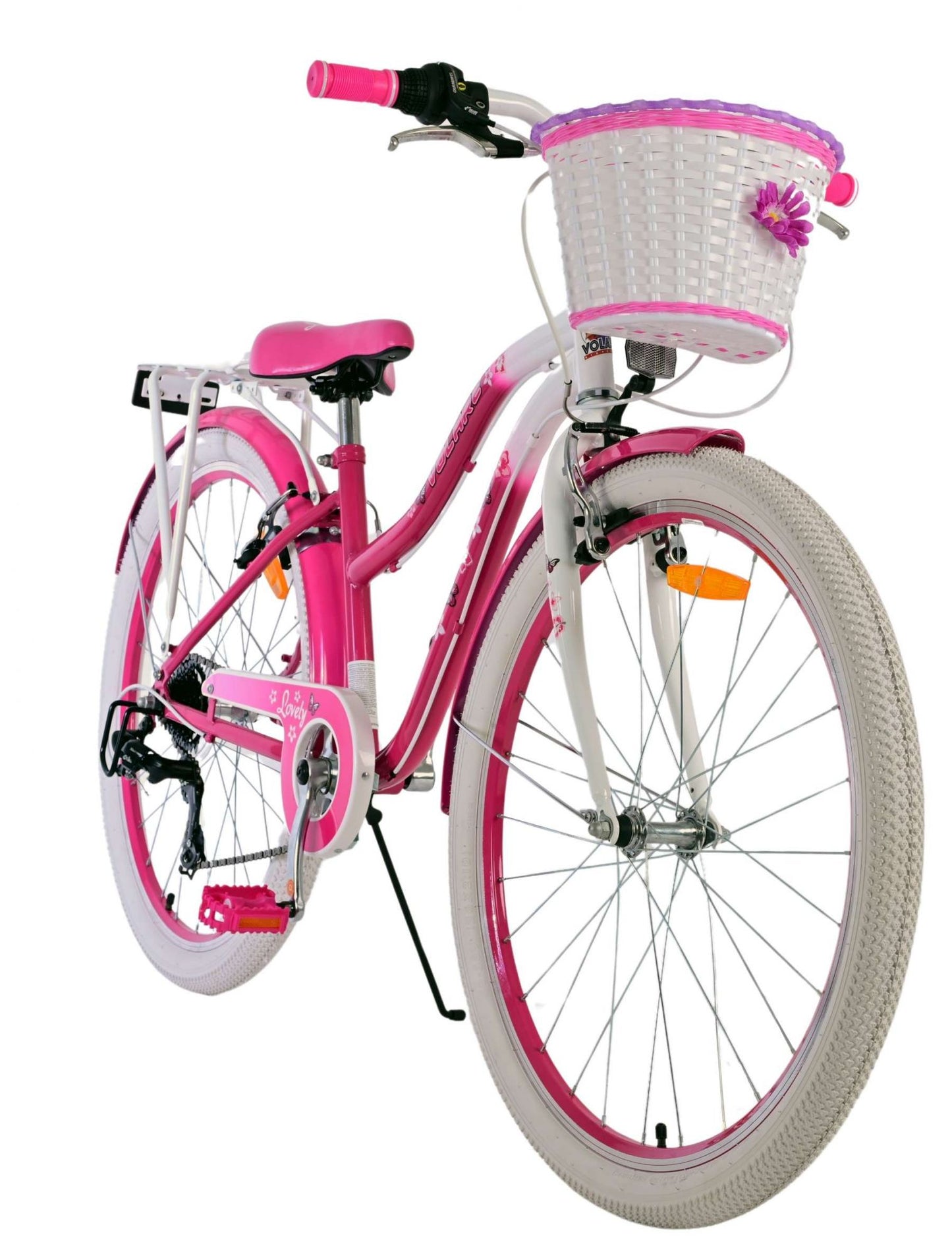 Volare adorabili bambini per bambini femminili da 26 pollici rosa 7 velocità
