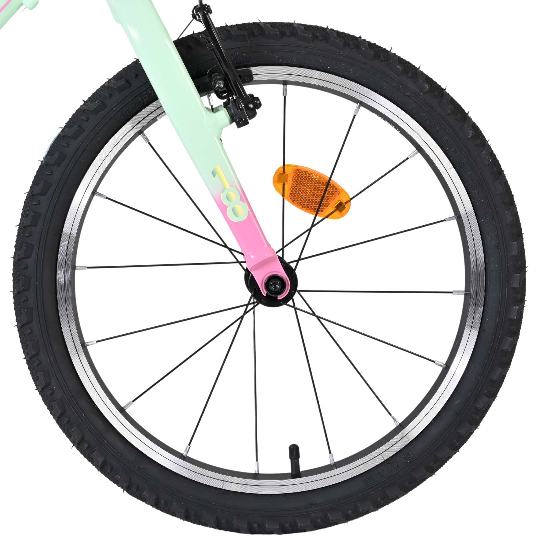 Bicicletta per bambini Volare Milano - ragazze - 18 pollici - verde menta - nexus 3