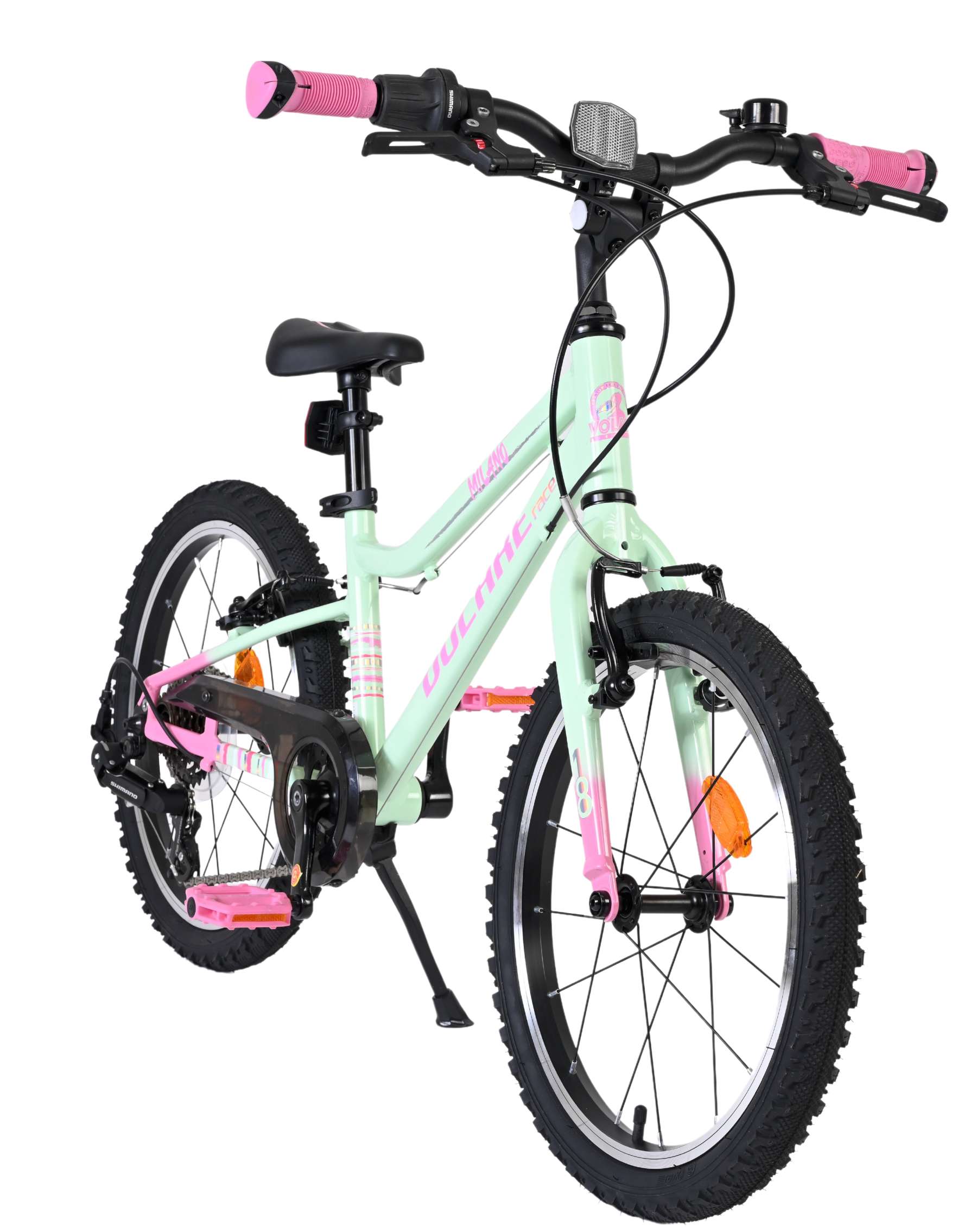Bicicletta per bambini Volare Milano - ragazze - 18 pollici - verde menta - nexus 3