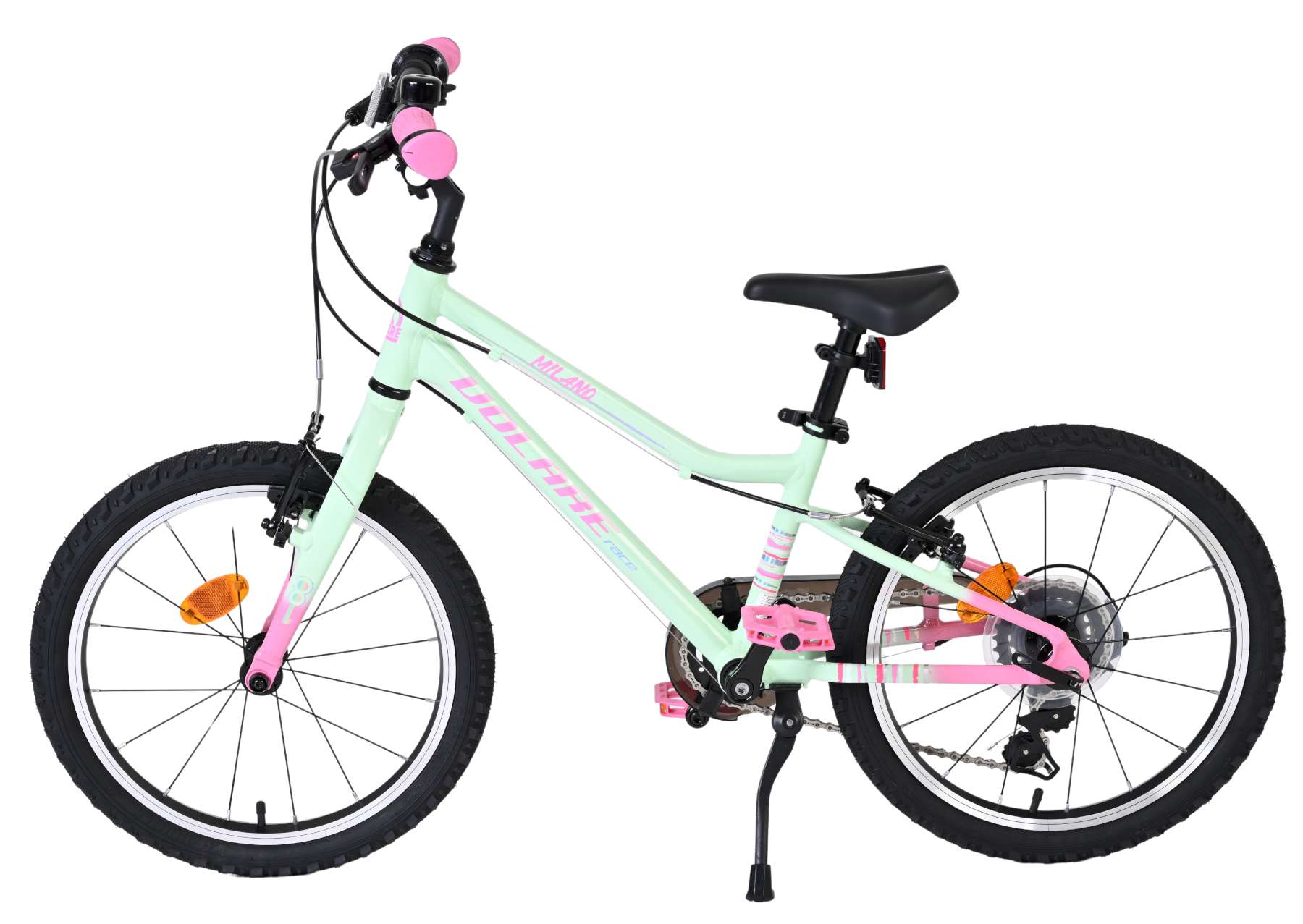 Bicicletta per bambini Volare Milano - ragazze - 18 pollici - verde menta - nexus 3