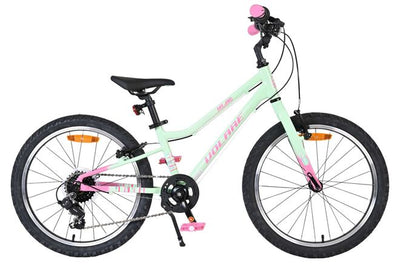 Bicicleta infantil Volare Milano - niña - 20 pulgadas - verde menta - 6 velocidades