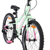 Bicicleta infantil Volare Milano - niña - 20 pulgadas - verde menta - 6 velocidades