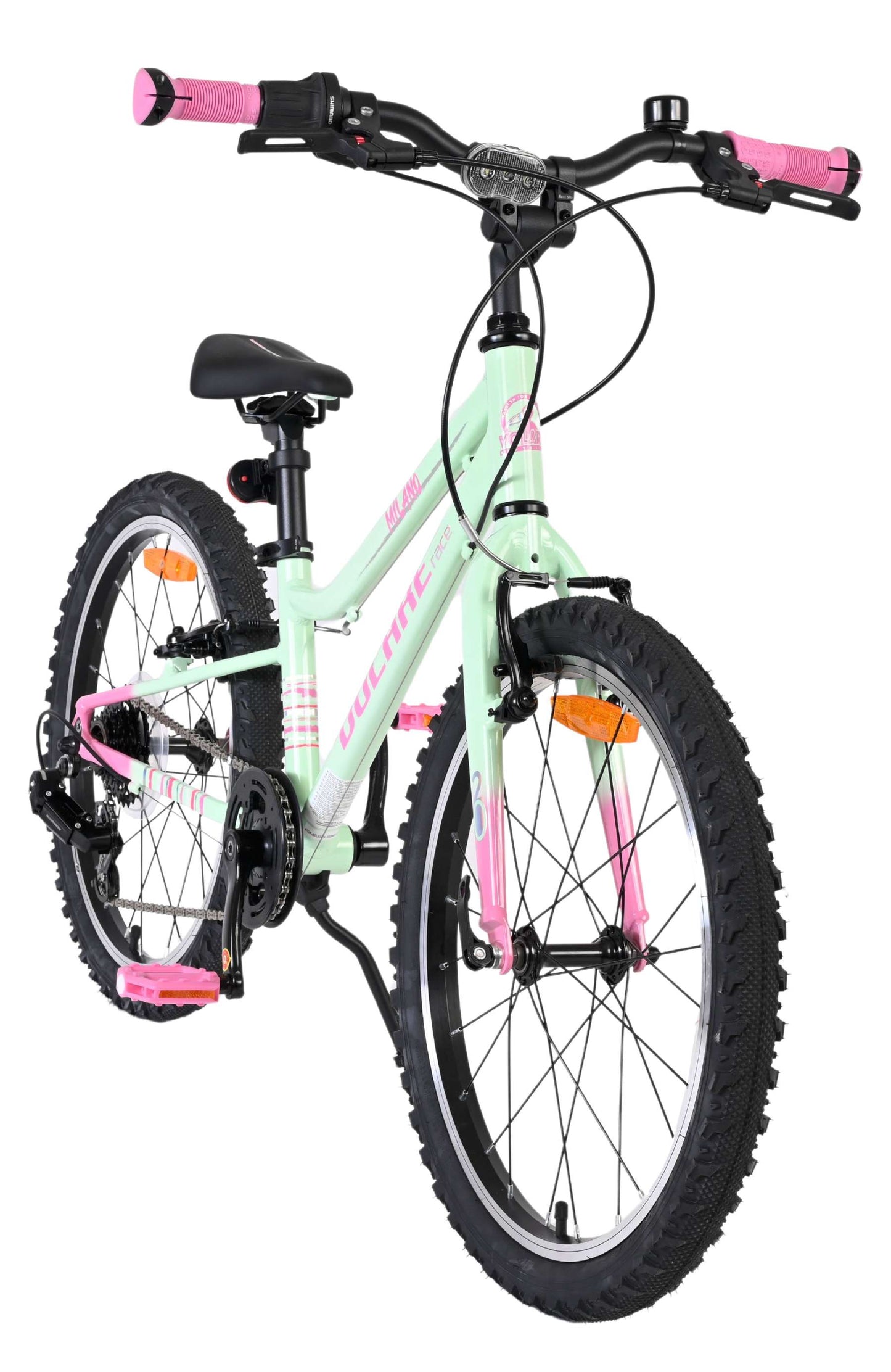 Bicicleta infantil Volare Milano - niña - 20 pulgadas - verde menta - 6 velocidades