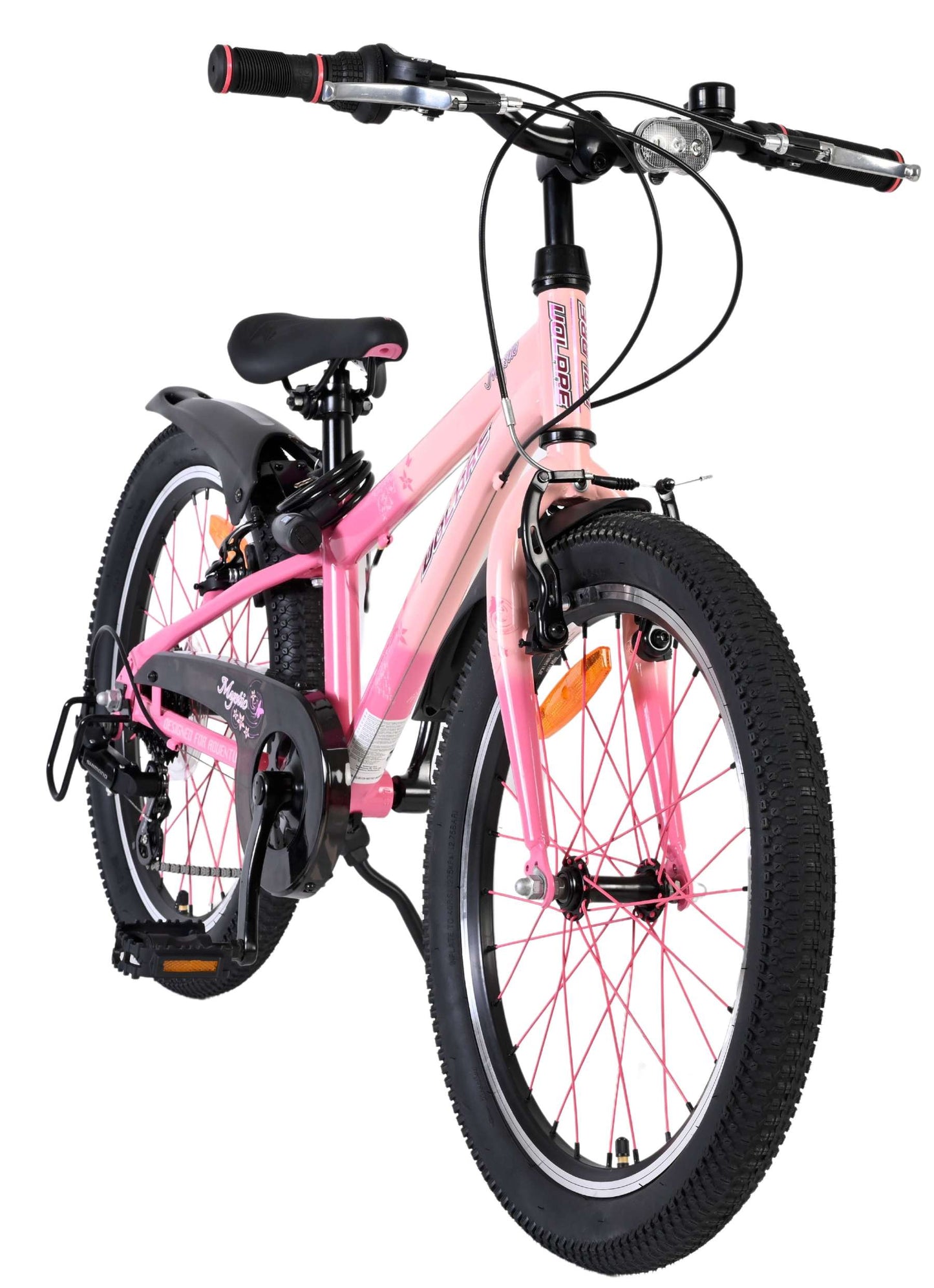 Bicicletta per bambini Volare Mystic - 20 pollici - rosa - 7 velocità