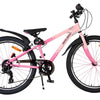Bicicletta per bambini Volare Mystic - 24 pollici - rosa - 7 velocità